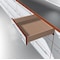 Blum 9in Soft-close 7/8 Extension Zinc Tandem Edge Drawer Slide, 75 Lbs Weight Rating, PR 554H2290B01 - alternate 2